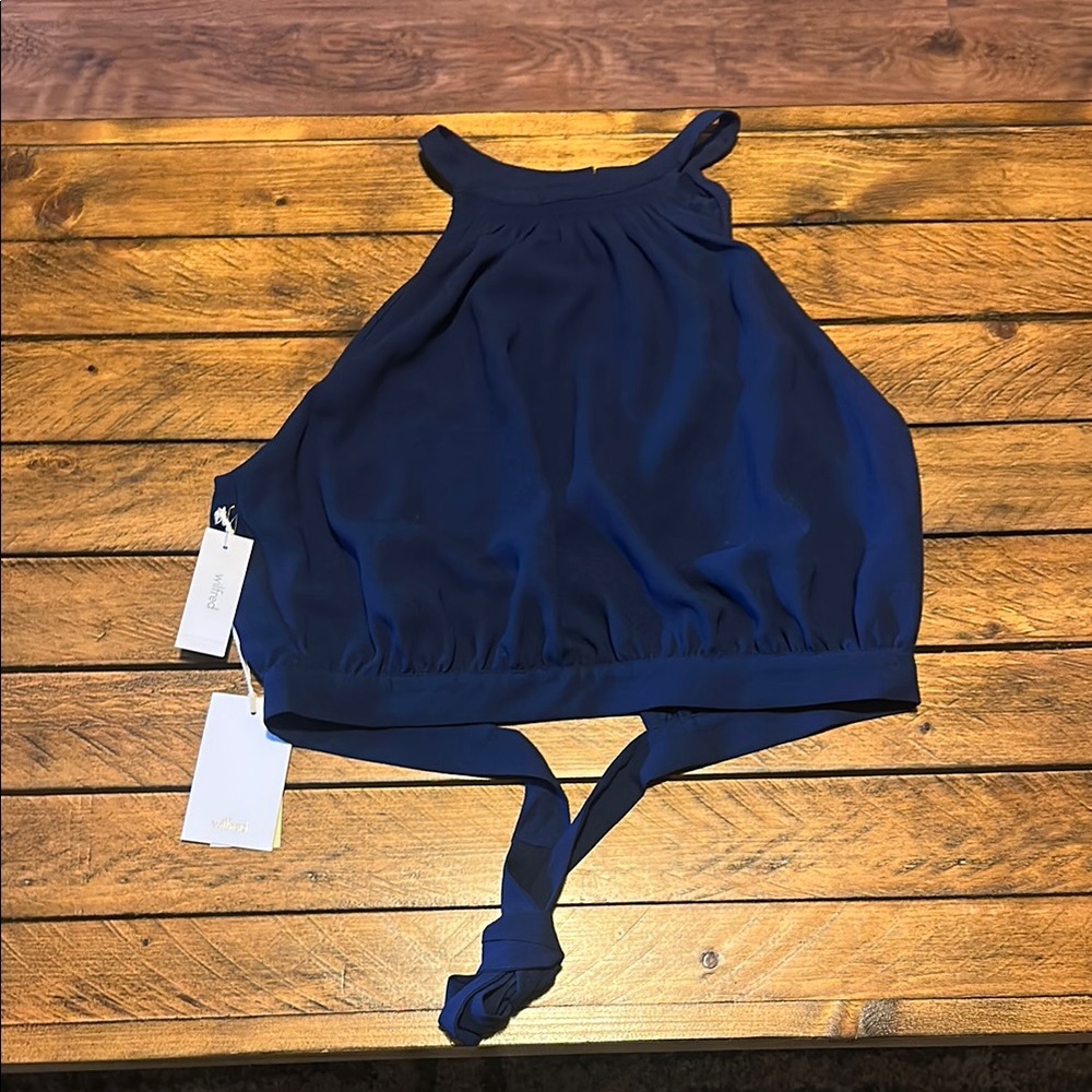 LAST CHANCE - Make me an offer. Wilfred Navy Blue Tank Top